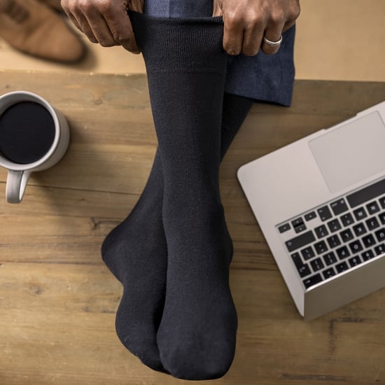 IOMI - Paquete de 6 Calcetines Diabéticos de Bambú para Hombre - Blanco - Image 3