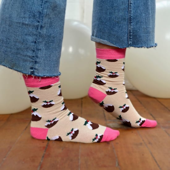 Calcetines de Navidad para Mujer | Calcetines Snob | Calcetines de Navidad de colores | Regalo para Ella - 6 Pack - Image 3