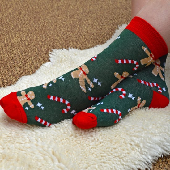 Calcetines de Navidad para Mujer | Calcetines Snob | Calcetines de Navidad de colores | Regalo para Ella - 6 Pack - Image 4