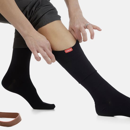 VIM&VIGR - Calcetines de compresión graduada 30-40 mmhg con nylon que absorbe la humedad para hombres y mujeres - Negro - Image 4