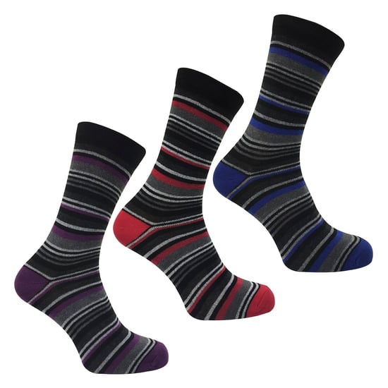 12 Pares Multipack Calcetines Rayas Algodón Hombre | SOCK SNOB | 12 Pares Multipack | Calcetines Rayas Naranja Morado Rosa Azul y Rojo - Surtidos - Image 5