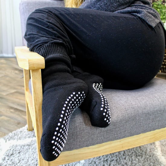 THMO - 3 Pares de Calcetines Pantuflas Transpirables Forrados de Vellón para Mujer - Negro - Image 4