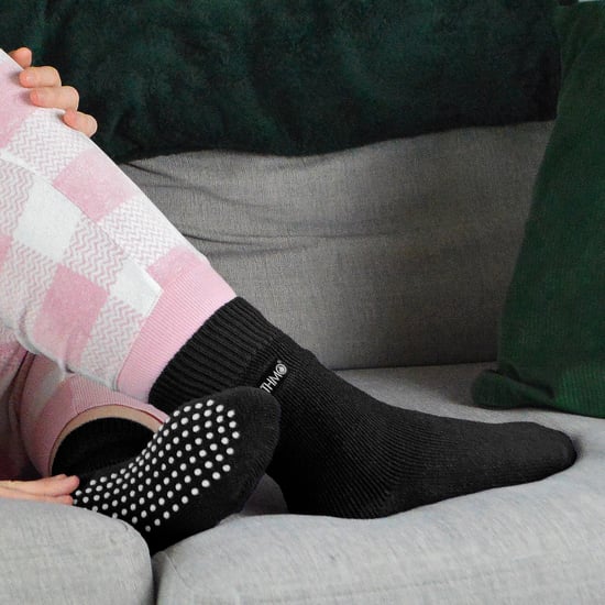 THMO - 3 Pares de Calcetines Pantuflas Transpirables Forrados de Vellón para Mujer - Negro - Image 5