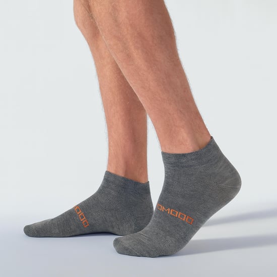 Comodo - Calcetines running unisex de lana merino | Calcetines deportivos ligeros - Gris oscuro - Image 5