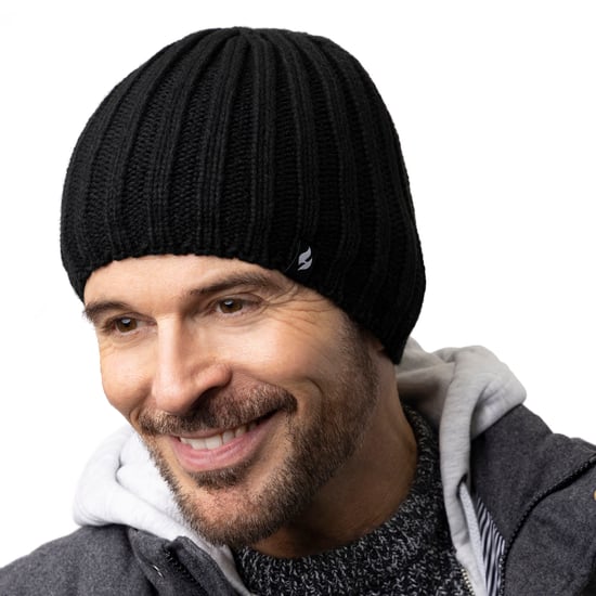 Gorro de punto para hombre Bufanda Guantes | Calentadores | Suave forro polar de lujo Juego de invierno para el clima frío - Negro - Image 3