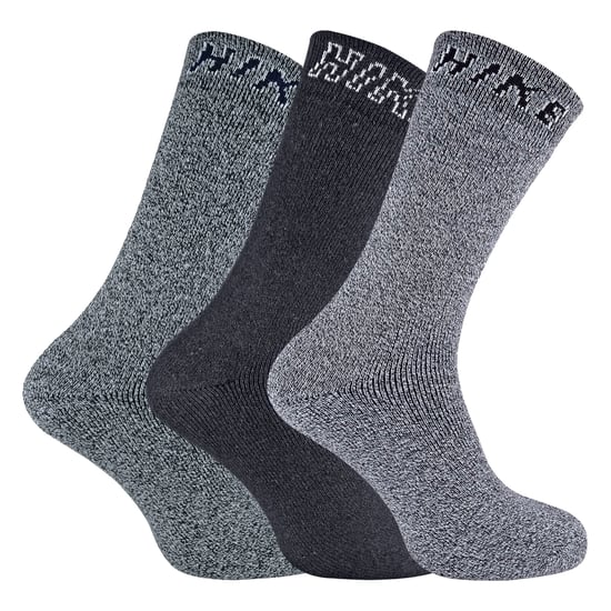 12 Pares de Calcetines de Senderismo Acolchados para Hombre | Sock Snob | Calcetines Transpirables para Caminar - Pack 1 - Image 3