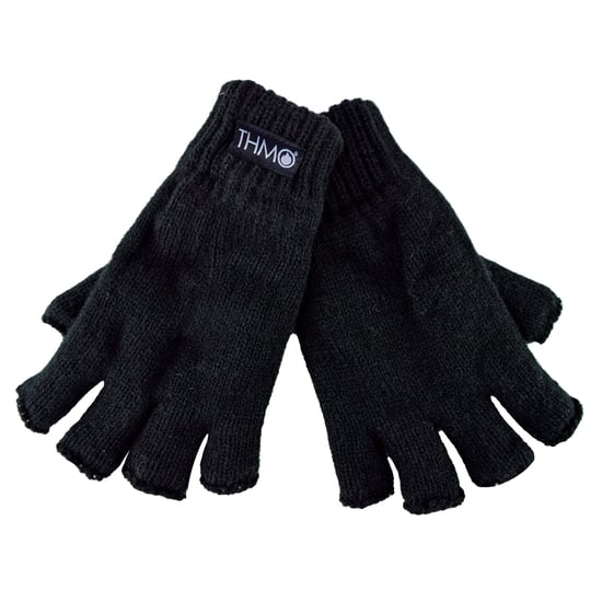 Guantes de invierno sin dedos para niños | THMO | Guantes térmicos con forro polar Thinsulate para niños - Negro - Image 4