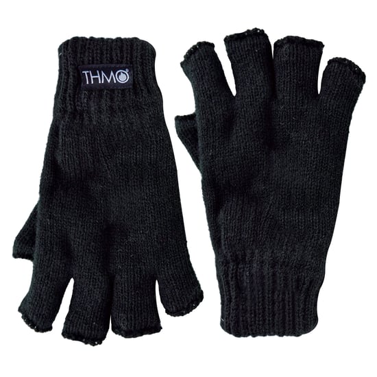 Guantes de invierno sin dedos para niños | THMO | Guantes térmicos con forro polar Thinsulate para niños - Negro - Image 5