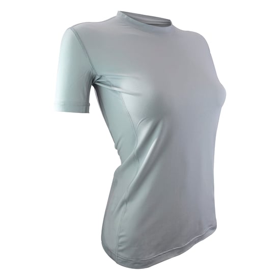 Camiseta Térmica de Mujer para Invierno | Calentadores | Camiseta de Manga Corta | Forro Polar - Gris - Image 2