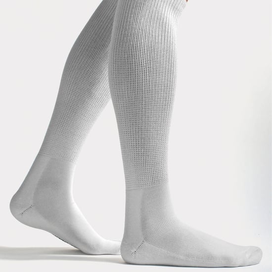Calcetines Diabéticos para Hombre | Dr.Socks | Calcetines de Bambú Extra Anchos y Largos para Piernas Hinchadas - Blanco - Image 3