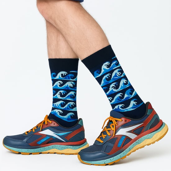 Happy Socks - Calcetines con diseño de olas - Gran regalo - Olas - Image 3