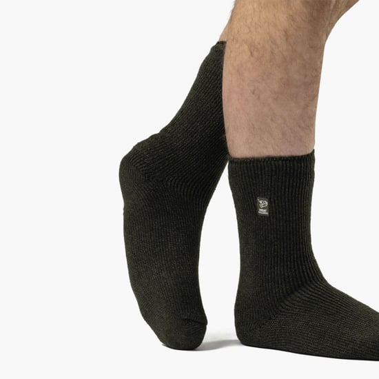 Calcetines de Pesca Térmicos para Hombre hasta la Rodilla | Heat Holders | Calcetines Largos para Exterior de Invierno - Verde Bosque - Image 3