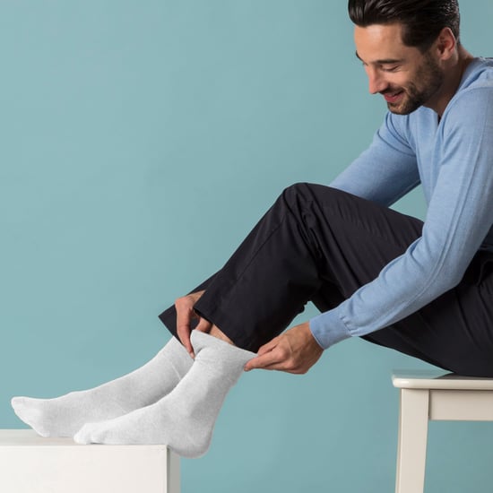 Calcetines Diabéticos 12 Pares Multipack Gentle Grip Top | IOMI | Mid Calf Loose Top Non Elastic Cotton Socks with Handlinked Seamless Toe - Blanco - Image 4