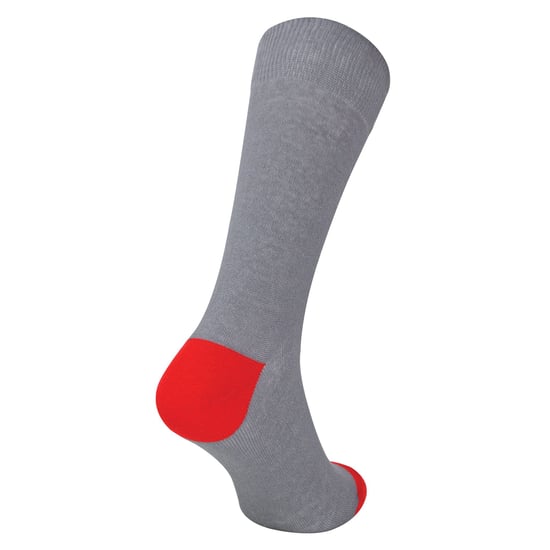 12 Pares Multipack Calcetines de Algodón Negro para Hombre | Sock Snob | Calcetines Transpirables Acolchados Talón y Punta - Gris - Image 3