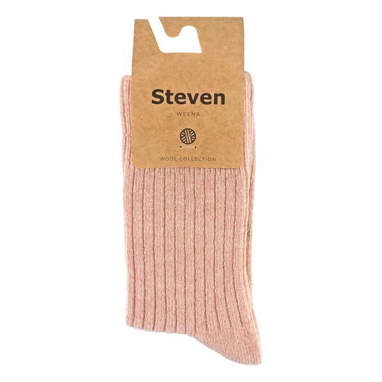 Womens Wool Dress Socks | Steven | Calcetines calientes transpirables para señoras -Rosa claro - Image 2
