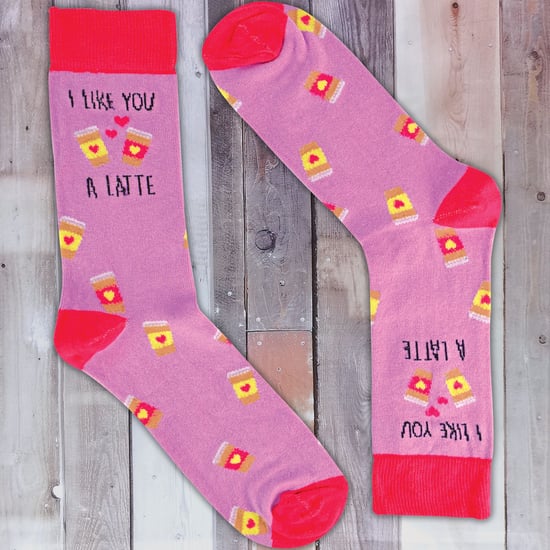 Urban Eccentric - 'I Like You A Latte' Divertido Regalo Novedoso | Calcetines para Hombre y Mujer - I Like You A Latte - Image 4