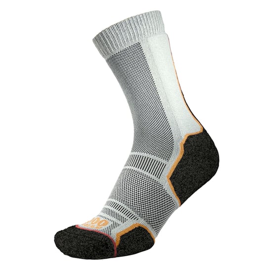 1000 Mile - Pack de 2 Calcetines de Senderismo para Hombre Trek Repreve Single Layer - Negro / Neón - Image 4