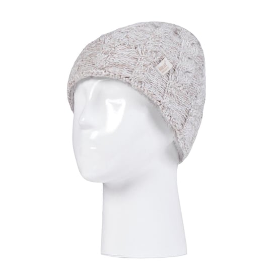 Heat Holders - Conjunto de gorro y guantes de invierno de punto con pompón y cable para niña - Image 4