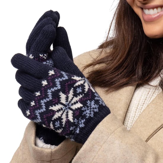 Heat Holders - Guantes térmicos suaves para mujer - Azul marino - Image 3