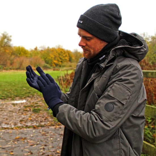 Guantes táctiles con puños para hombre - Image 5