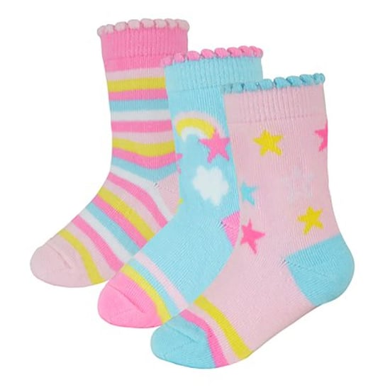 Calcetines de diseño unicornio para bebé niña | Paquete de 6 pares | Snob de calcetines | Calcetines de algodón suave - Unicornio - Image 3
