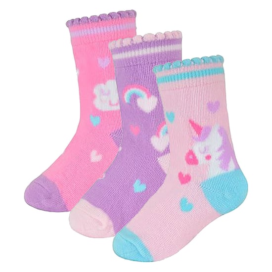 Calcetines de diseño unicornio para bebé niña | Paquete de 6 pares | Snob de calcetines | Calcetines de algodón suave - Unicornio - Image 4