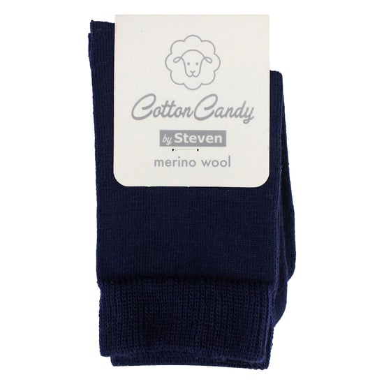 Steven - Calcetines térmicos de lana merino para niños - Azul marino - Image 2