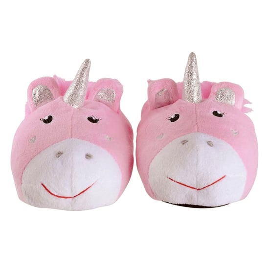 Zapatillas de Peluche Unicornio Rosa para Niños | Regalo para Ella | Navidad - Rosa - Image 4