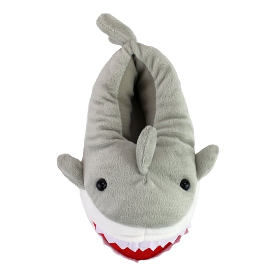 Chanclas de felpa con forma de tiburón en 3D para niños - Tiburón - Image 3