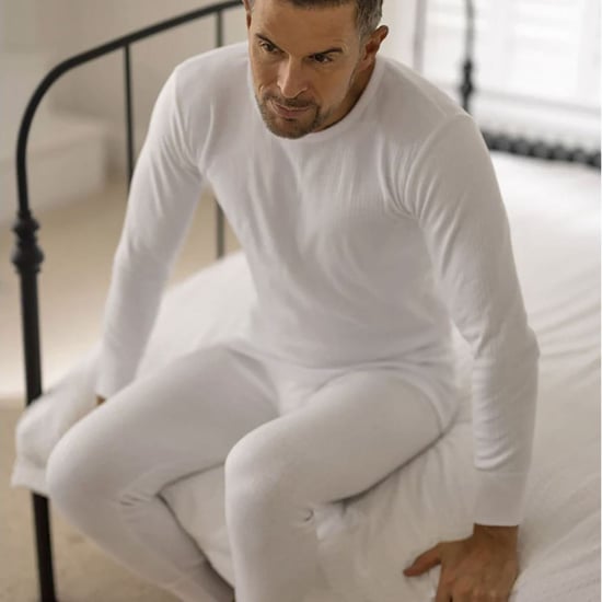 Conjunto de ropa interior térmica para hombre | Calentadores | Invierno Top de manga larga y calzoncillos largos - Blanco - Image 3
