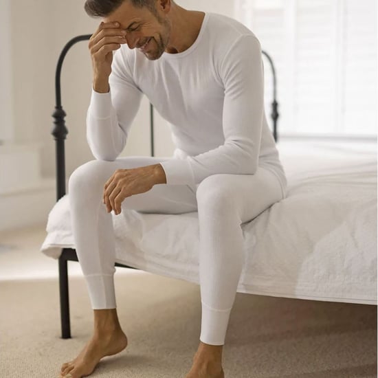 Conjunto de ropa interior térmica para hombre | Calentadores | Invierno Top de manga larga y calzoncillos largos - Blanco - Image 4