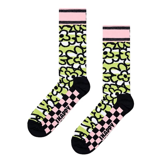 Lote de 2 calcetines de colores unisex para fiestas en caja de regalo - Amarillo - Image 4