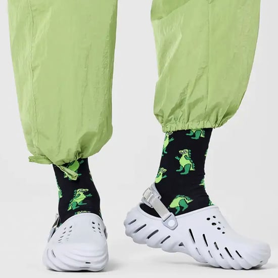 Calcetines con estampado de dinosaurio | Calcetines alegres | Calcetines divertidos de dinosaurio - Verde - Image 3