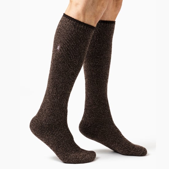 Heat Holders - Calcetines térmicos de lana merino para hombre de pierna larga con talón y puntera reforzados para invierno - Negro - Image 3