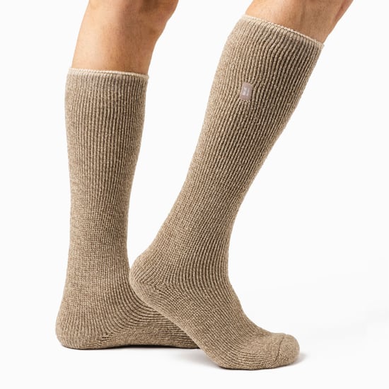 Heat Holders - Calcetines térmicos de lana merino para hombre de pierna larga con talón y puntera reforzados para invierno - Negro - Image 4