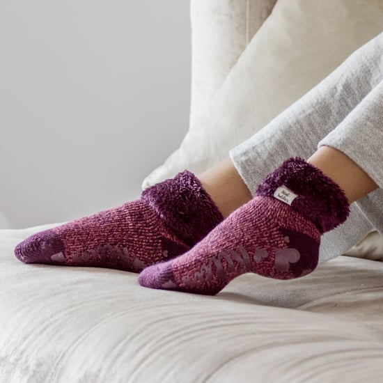 Womens Fluffy Slipper Bed Socks with Grips | Heat Holders | 3 Pair Multipack | Ladies Warm Fleece Lined Non Slip Socks | Regalos de invierno para ella - Pack 3 - Image 3