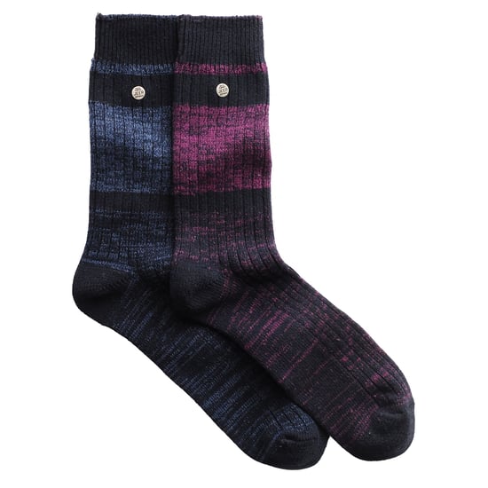 Calcetines de Algodón para Hombre | Jeep | Calcetines de punto de peso medio, calcetines de diario - Petrol / Púrpura - Image 3