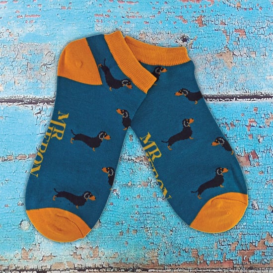Calcetines de Bambú para Hombre | Mr Heron | Calcetines Bajos Transpirables con Temas de Animales - Erizos (Gris) - Image 3