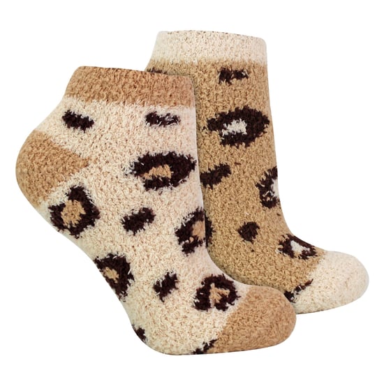 8 pares de calcetines para mujer con estampado de animales - Gris / Beige - Image 3