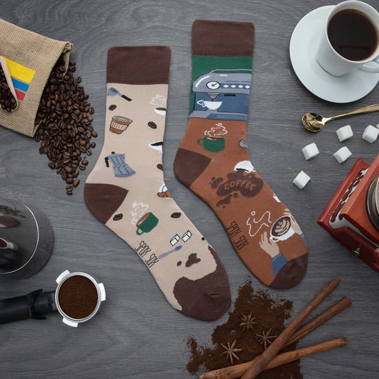 SPOX SOX - Calcetines de colores para hombre y mujer - Café - Image 3