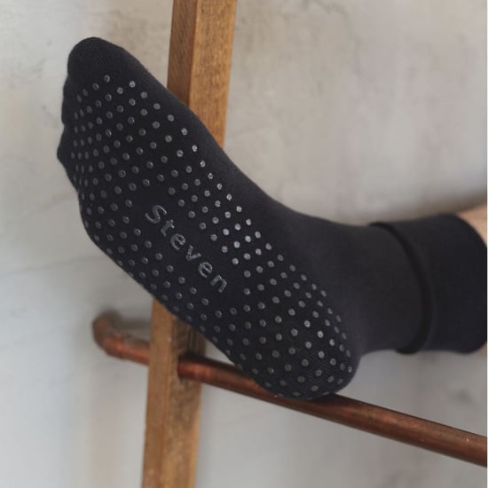Calcetines de Algodón para Hombre | Steven | Calcetines Casual Lisos con Pinzas - Negro - Image 3