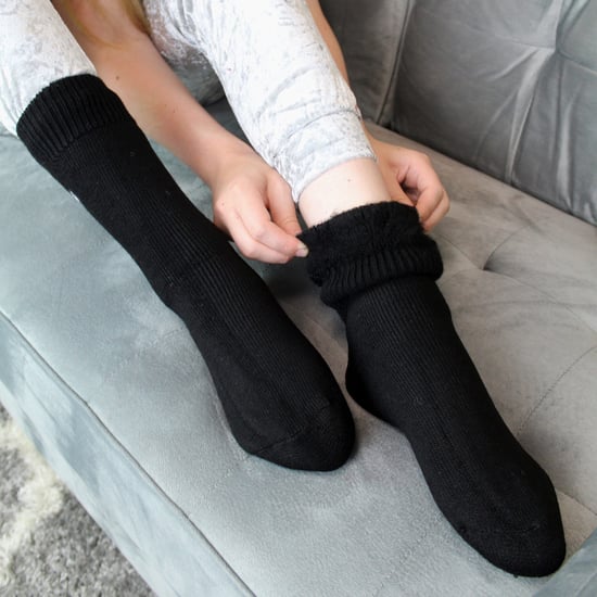 Calcetines térmicos de invierno para niños | THMO | Calcetines de forro polar para niños y niñas - Negro - Image 5