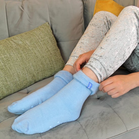 Paquete de 3 Calcetines de Cama para Mujer con Agarres | THMO | Calcetines de Vellón Antideslizantes - Multicolor - Image 4