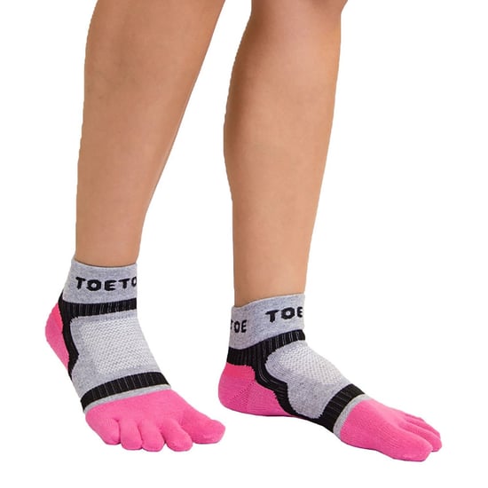 TOETOE - Calcetines Bajos Deportivos Transpirables para Hombre y Mujer - Rosa - Image 3