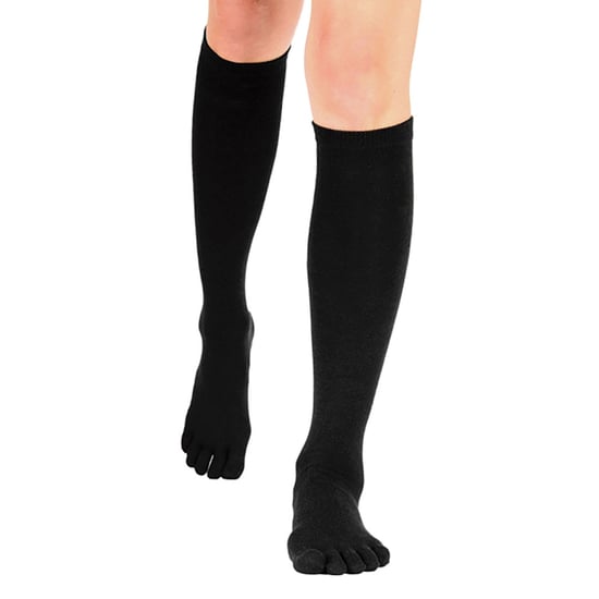 TOETOE- Calcetines Esenciales hasta la Rodilla para Hombre y Mujer - Negro - Image 3
