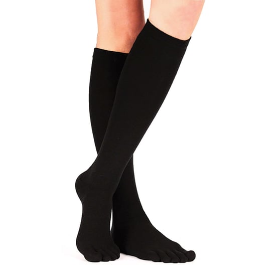 TOETOE- Calcetines Esenciales hasta la Rodilla para Hombre y Mujer - Negro - Image 4