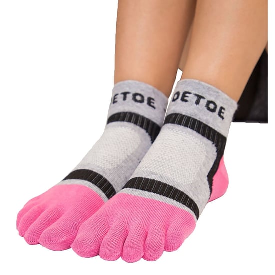 TOETOE - Calcetines Bajos Deportivos Transpirables para Hombre y Mujer - Rosa - Image 5