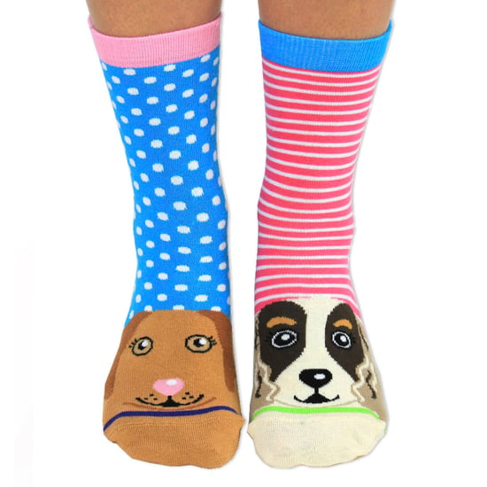 UNITED ODD SOCKS - 6 Pack Ladies Puppy Dog Novelty Cotton Odd Socks in Gift Box - Paws - Image 3