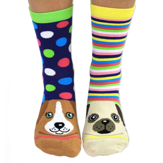 UNITED ODD SOCKS - 6 Pack Ladies Puppy Dog Novelty Cotton Odd Socks in Gift Box - Paws - Image 5