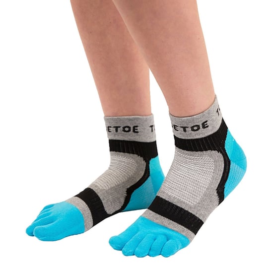 TOETOE - Calcetines Bajos Deportivos Transpirables para Hombre y Mujer - Azul - Image 5